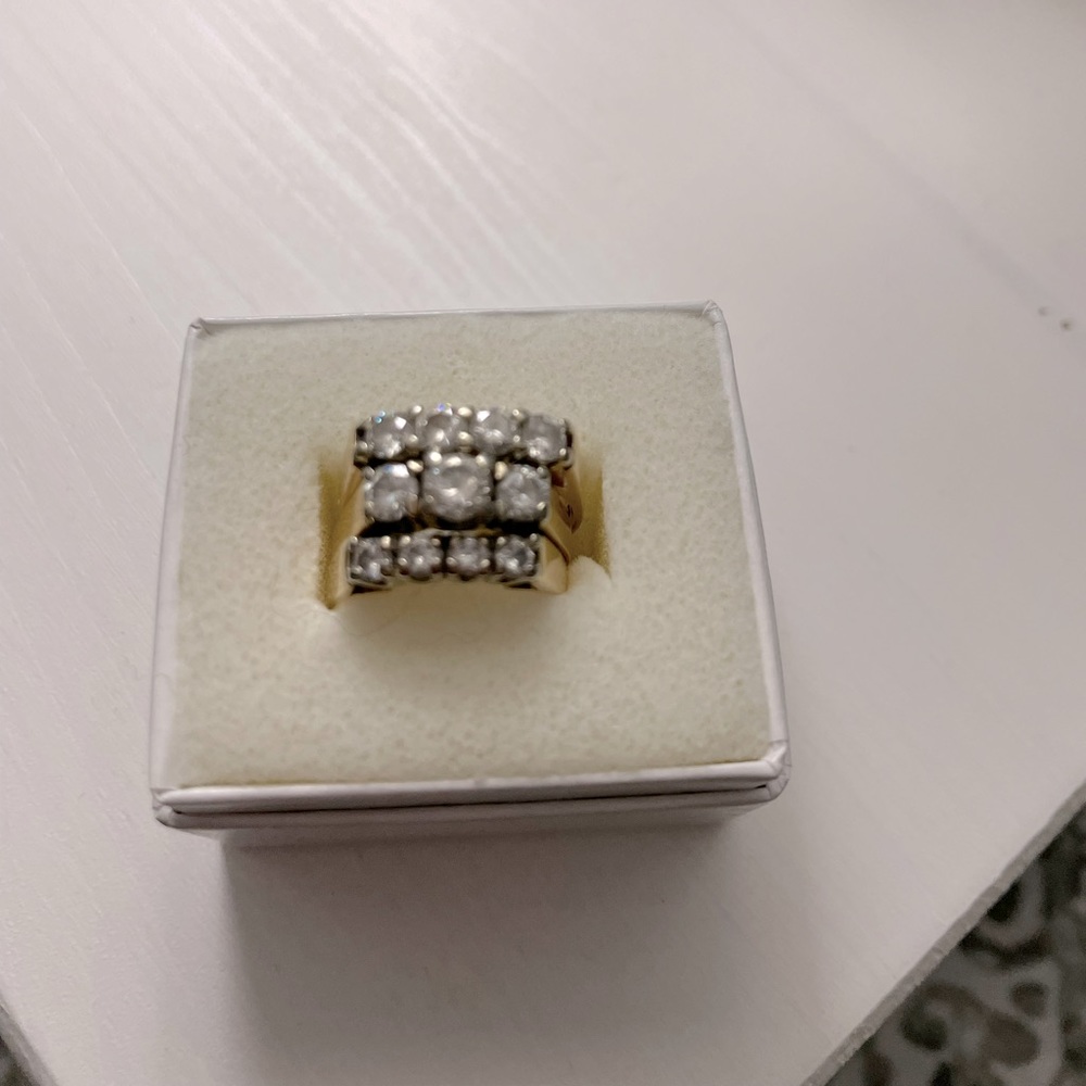Diamond wedding set